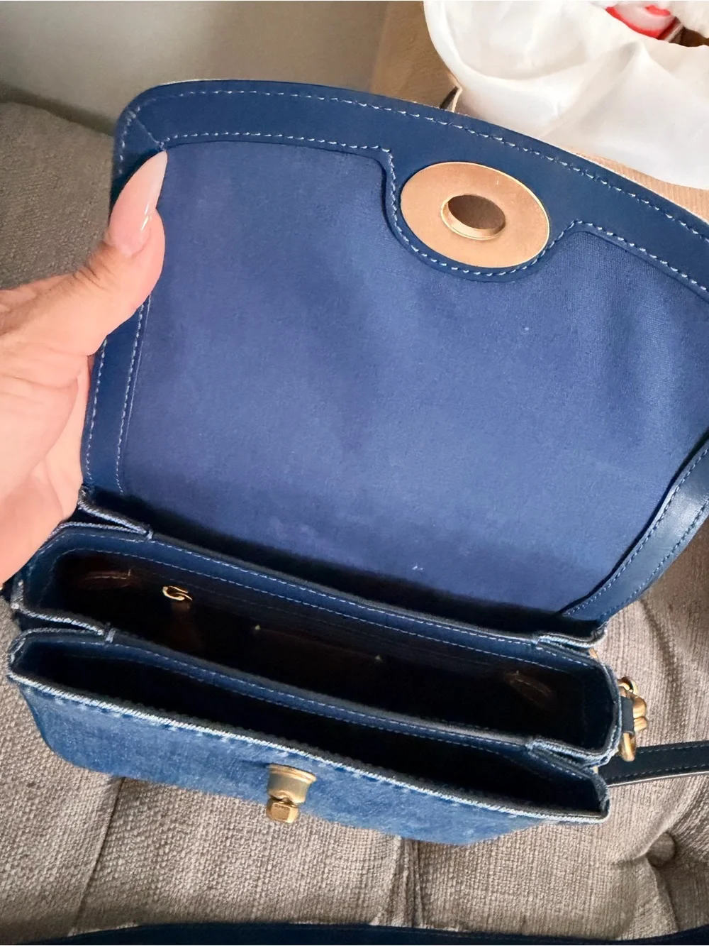 Coach crossbody blue